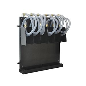 Oil Safe Wall Mount Suction Hose Rack - The Lubrication Store